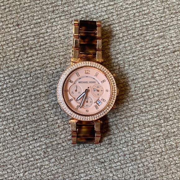 Michael Kors Accessories - Michael Kors Rose gold watch , gently used